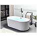 Vasca Da Bagno Freestanding Gocta 170 X 80 Cm Bianco - Foto miniatura 1