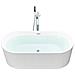 Vasca Da Bagno Freestanding Gocta 170 X 80 Cm Bianco - Foto miniatura 3