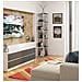 Scaffale stile loft con ripiani in legno, 6 ripiani, 50x32x192 cm, Colore Bianco e Grigio - Foto miniatura 4