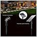 4 Faretti Led Luce Calda Faretto Con Pannello Solare Picchetto Da Giardino Ip65 - Foto miniatura 6
