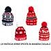 Berretta Invernale Natalizia Da Neve Cappello Natale A Maglia Modello Xmas - Foto miniatura 2