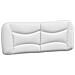 Lusso Casadino -  Cuscino Testiera Hvar Bianco 120 Cm In Similpelle - Foto miniatura 1