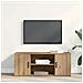 Cabinet TV  in Rovere Artisan 100x35x40 cm in Legno Ingegnerizzato - Foto miniatura 4