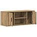 Cabinet TV  in Rovere Artisan 100x35x40 cm in Legno Ingegnerizzato - Foto miniatura 5