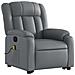 Poltrona Alzapersona Elettrica Reclinabile Grigio in Similpelle - Foto miniatura 4