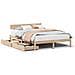 Letto senza Materasso 140x190 cm in Legno Massello di Pino - Foto miniatura 1