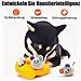 Giocattolo Interattivo Per Cani Topo E Formaggio 2in1 Per Cuccioli Con Fischietto - Foto miniatura 3