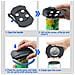Apribottiglie E Lattine Multifunzione Portatile - Design Facile E Compatto Black - Foto miniatura 4