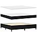 Letto a molle con materasso Nero 200 x 200 cm Tessuto - Foto miniatura 6
