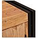 Armadio da Notte Marrone legno massello di acacia - Foto miniatura 9