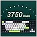 Tastiera Meccanica Ricaricabile A 87 Tasti Tri-mode (cablata/2.4g/bluetooth) Con Retroilluminazione Rgb E Interruttori Rosa Sostituibili A Caldo - Foto miniatura 2