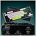 Tastiera Meccanica Ricaricabile A 87 Tasti Tri-mode (cablata/2.4g/bluetooth) Con Retroilluminazione Rgb E Interruttori Rosa Sostituibili A Caldo - Foto miniatura 3