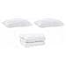 Duvet Invernale 3 pcs Bianco 200 x 220 cm Microfibra - Foto miniatura 1