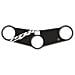Adesivi Compatibili Per Honda Cbr 600 Rr 2005-2006 Protezione Piastra Forcella - Foto miniatura 1