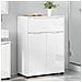 Mobile da Bagno con cassetto Bianco Lucido 72,5 x 36,5 x 100 cm - Foto miniatura 2