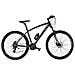Bici Misura 29 Mountain Bike Telaio Alluminio Uomo Bicicletta Mtb Crow Altus 18v Freni Disco Idraulici Forcella Idraulica - 48 Titanio Nero Opaco - Foto miniatura 1