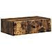 Tavolino da Parete Laterale Rovere Fumo 59 x 34,5 x 17 cm - Foto miniatura 1