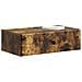 Tavolino da Parete Laterale Rovere Fumo 59 x 34,5 x 17 cm - Foto miniatura 2