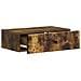 Tavolino da Parete Laterale Rovere Fumo 59 x 34,5 x 17 cm - Foto miniatura 3