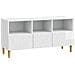 Mobile TV 102 x 34,5 x 50 cm Bianco Lucido Legno ingegnerizzato - Foto miniatura 1
