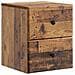 Mobiletto da notte a muro Legno antico 34,5 x 33 x 40 cm - Foto miniatura 1