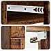 Mobiletto da notte a muro Legno antico 34,5 x 33 x 40 cm - Foto miniatura 7