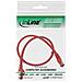 cavo patch per rete dati lan cat. 6, 2x rj45, doppia schermatura sftp (pimf) , halogenfree, colore rosso, 0,25m - Foto miniatura 2