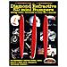 Adesivi Rifrangenti 3D Diamond Refractive Stickers, Arrows 10,5 x 1,2 cm, Rosso, 3 Pezzi - Foto miniatura 1