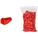 Confezione 100 Copriconnettori 6mm Per Plug Rj45 8 Poli Cavo Cat 5e- 6 Rossi - Foto miniatura 1