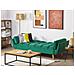 Divano Letto In Velluto Verde Asby - Foto miniatura 2