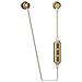 M2b - Cuffie In-ear Bluetooth, Impianto Stereo Impianto, Senza Fili, 3,5 Mm, Colore Oro - Foto miniatura 1