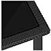 Tavolo da Pranzo da Giardino Nero 70x70x73 cm in Polyrattan - Foto miniatura 3