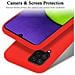 Custodia Compatibile Con Samsung Galaxy A22 4g / M22 / M32 4g In Liquid Rosso - Coperchio Protettivo In Silicone Tpu Flessibile - Foto miniatura 5
