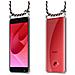 Catena Di Telefoni Cellulari Compatibile Con Asus Zenfone 4 Selfie Pro In Blu Scuro Giallo - Coperchio Protettivo In Silicone Con Anelli D'argento, Cinturino In Corda E Custodia Staccabile - Foto miniatura 8