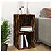 Contenitore per Vinili Rovere Fumo 71x34x36cm Legno Multistrato - Foto miniatura 10