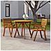 Tavolo Da Giardino 85 Cm Legno Massello Di Acacia - Foto miniatura 1