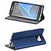 Smart Book Custodia A Libro Poket Flip Cover Case Per Apple Iphone 14 Blu - Foto miniatura 4