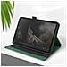Custodia Per Samsung Tab A9 Plus Portafoglio Multiscomparto Supporto Video Verde - Foto miniatura 2
