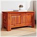 Cassapanca con Coperchio Marrone in Legno Massello di Acacia - Foto miniatura 1