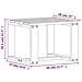 Set Salotto da Giardino 3 pz Marrone Cera Legno Massello Pino - Foto miniatura 6
