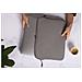 Custodia Per Macbook Pro / Air 13'' In Memory Foam Modello Basics Life, Grigio - Foto miniatura 5