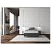 Letto Sommier Contenitore Imbottito 140x190 Microfibra Grigio Azelia - Foto miniatura 2