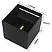 Applique Nero Cubo Led 10w Faretto Lampada Parete Muro Luce Naturale 4000k - Foto miniatura 4