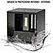 Applique Nero Cubo Led 10w Faretto Lampada Parete Muro Luce Naturale 4000k - Foto miniatura 5