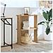 Libreria A 3 Ripiani Rovere 60x30x80 Cm Legno Multistrato - Foto miniatura 3
