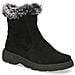 Black Casual Closed Booties Stivaletti Pelle Scarpe Donna Nero Eu 38, 9-25450-43-019 - Foto miniatura 1