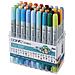 22075715 evidenziatore 36 pz Punta del pennello Aqua, Beige, Nero, Blu, Verde, Grigio, Lavanda, Mauve, Ocra, Arancione, Rosa, Rosso, Giallo - Foto miniatura 3