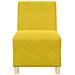 Divano Sedia Giallo 55 cm Velluto - Foto miniatura 2