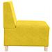 Divano Sedia Giallo 55 cm Velluto - Foto miniatura 4