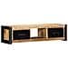 Mobile Porta Tv 100x30x25 Cm In Legno Massello Di Mango Grezzo - Foto miniatura 1